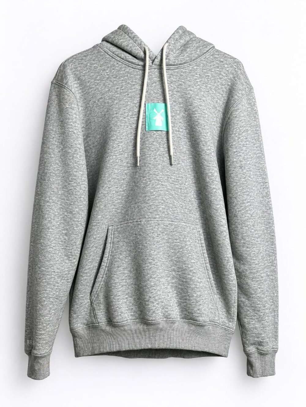 Dutch Bros Coffee Hoodie Gray Small Logo Pullover Sweatshirt Unisex